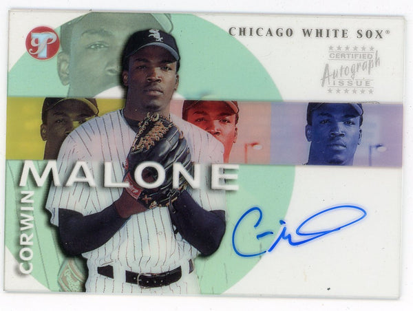 Corwin Malone Autographed 2002 Topps Pristine #PE-CM