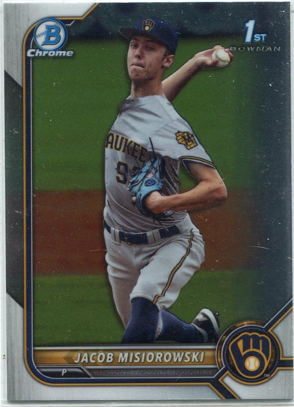 Jacob Misiorowski 2022 Bowman Draft Chrome RC #BDC-132