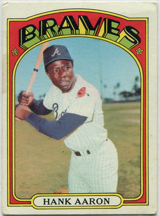 Hank Aaron 1972 Topps Card #299