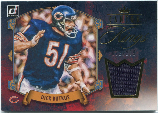 Dick Butkus 2020 Panini Donruss Canton Kings Jersey Card #CK-DB 72/299