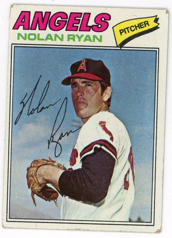 Nolan Ryan 1977 Topps Unsigned Card