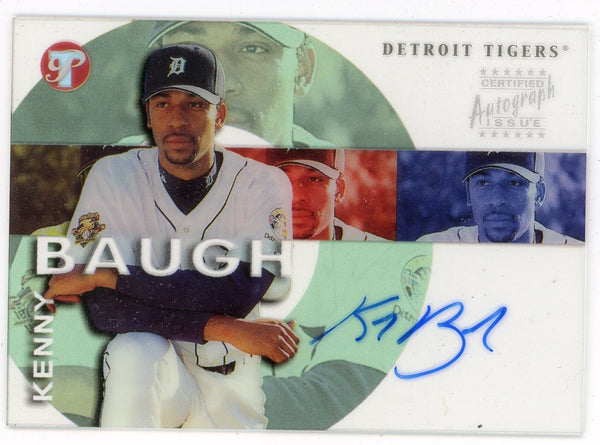 Kenny Baugh Autographed 2002 Topps Pristine #PE-KB
