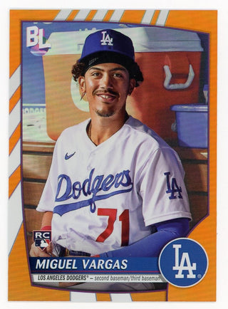 Miguel Vargas 2023 Topps Orange Reflective BL #202 Card