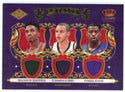 Stephen Curry, Tyreke Evans, & Brandon Jennings 2010 Panini Rookie Royalty Patch Relic #1