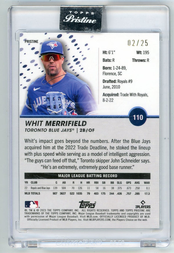 Whit Merrifield 2023 Topps Pristine #110