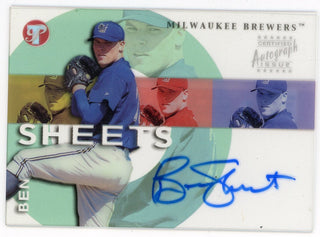Ben Sheets Autographed 2002 Topps Pristine #PE-BS