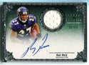 Ray Rice 2010 Autographed Topps Five Star #SP-RR  Game used Jersey Card
