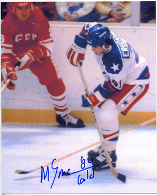 Mike Eruzione Autographed 8x10 Photo 1980 US Olympic Hockey