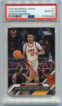 JuJu Watkins 2025 Bowman U Now March Madness Card #1 PSA Graded 10