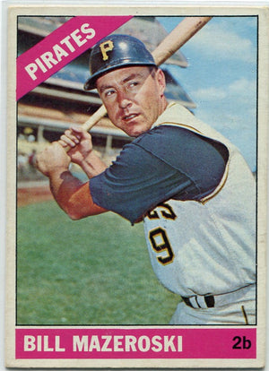 Bill Mazeroski 1966 Topps Card #210