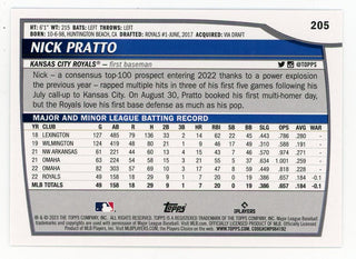 Nick Pratto 2023 Topps BL Silver Reflective #205 Card