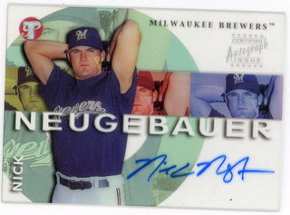 Nick Neugbauer 2002 Topps Pristine Autographed Card #PE-NN