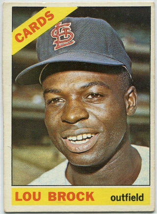 Lou Brock 1966 Topps Card #125