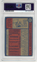 Billy Cunningham 1970 Topps Autographed Card #235 PSA Authentic Auto