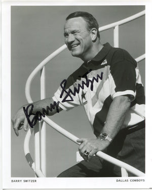 Barry Switzer Autographed 8x10 Photo