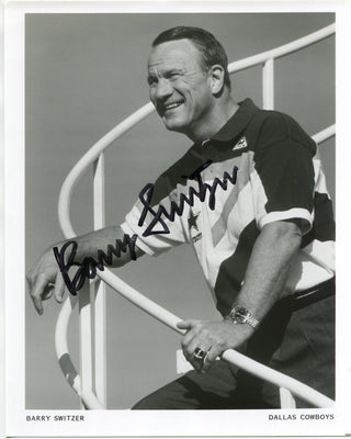 Barry Switzer Autographed 8x10 Photo