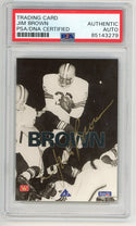 Jim Brown Autographed Trading Card PSA Authentic Auto