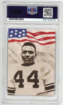 Jim Brown Autographed Trading Card PSA Authentic Auto
