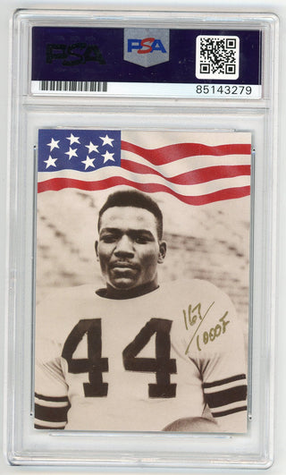Jim Brown Autographed Trading Card PSA Authentic Auto
