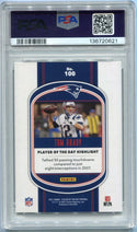 Tom Brady 2021 Panini NFL Player Of The Day Kaboom Parallel Card #100 PSA Graded 9 22/99