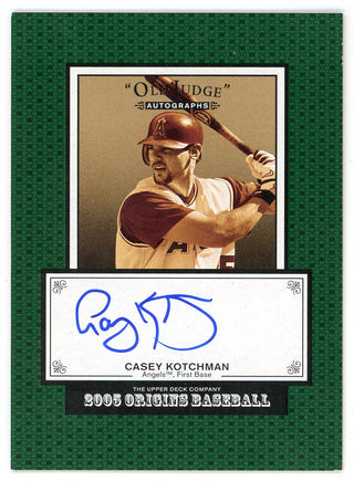 Casey Kotchman Autographed 2005 Upper Deck Origins #CK