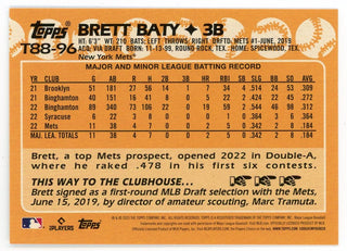 Brett Baty 2023 Topps 35th Anniversary #T88-96 Card