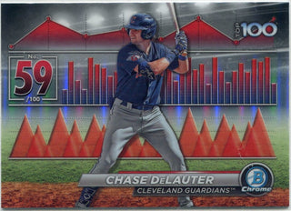 Chase DeLautier 2024 Bowman Chrome Scouts Top 100 RC #BTP-59
