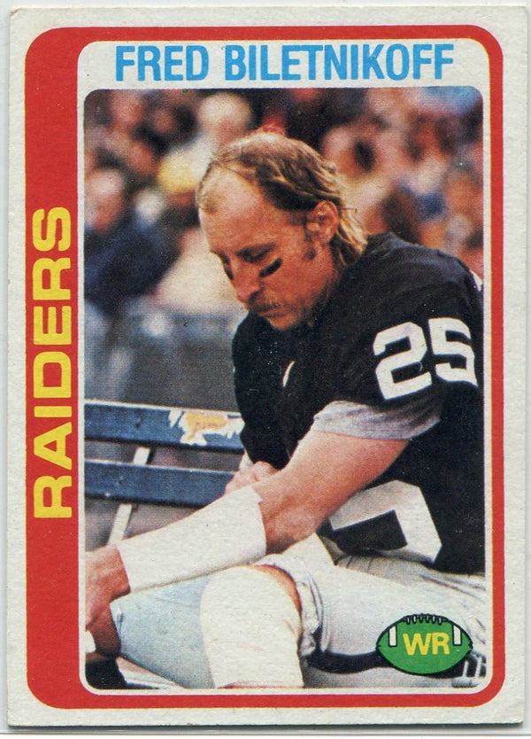 Fred Biletnikoff 1978 Topps Card #415