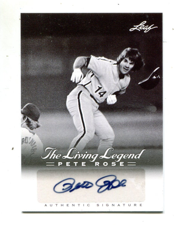 Pete Rose Leaf Living Legend autographed #AU38 card