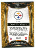 Troy Polamalu 2020 Panini Select Card #228