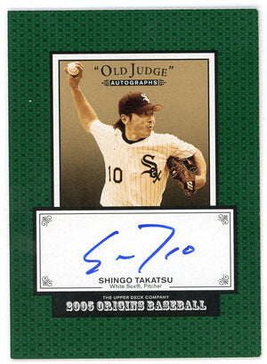Shingo Takatsu Autographed 2005 Upper Deck Origins #ST