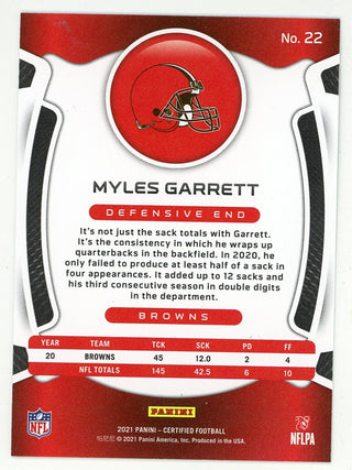 Myles Garrett 2021 Panini Certified #22