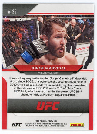 Jorge Masvidal 2021 Panini Prizm #25