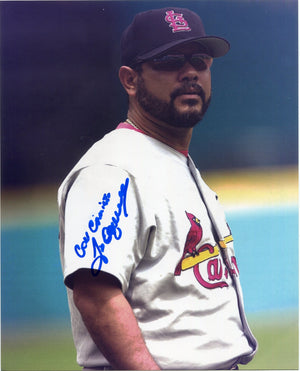 Jose Oquendo Autographed 8x10 Photo