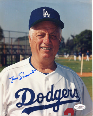 Tommy Lasorda Autographed 8x10 Photo (JSA)