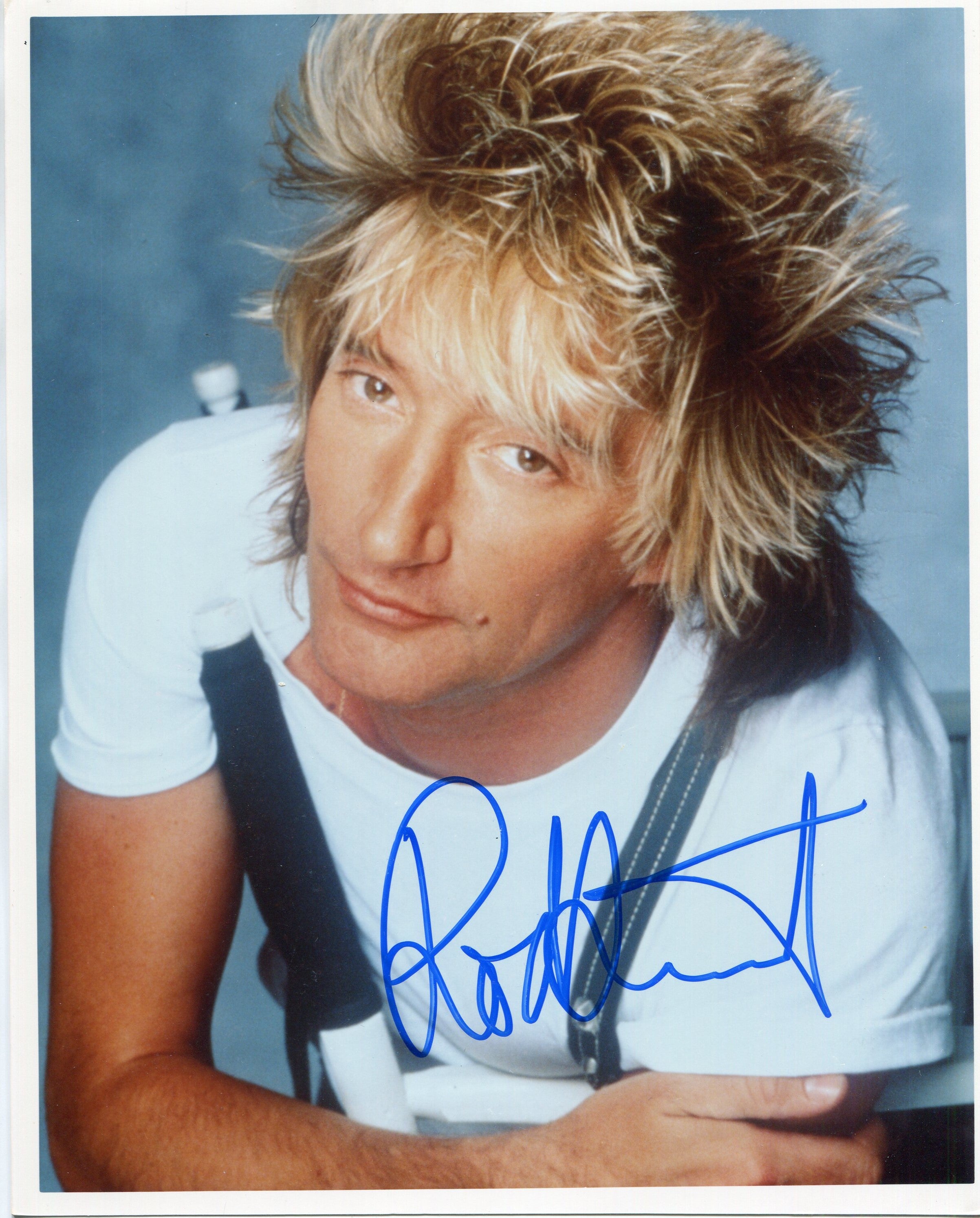 Rod Stewart Autographed 8x10 Photo | Hollywood Collectibles
