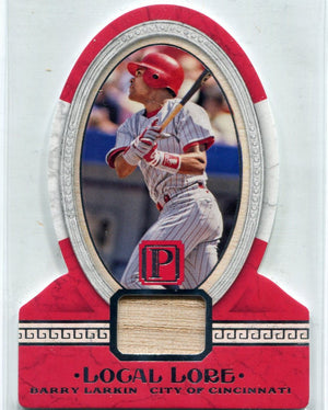 Barry Larkin 2016 Pantheon Baseball Local Lore Bat Relic Card #LL-BL 37/99