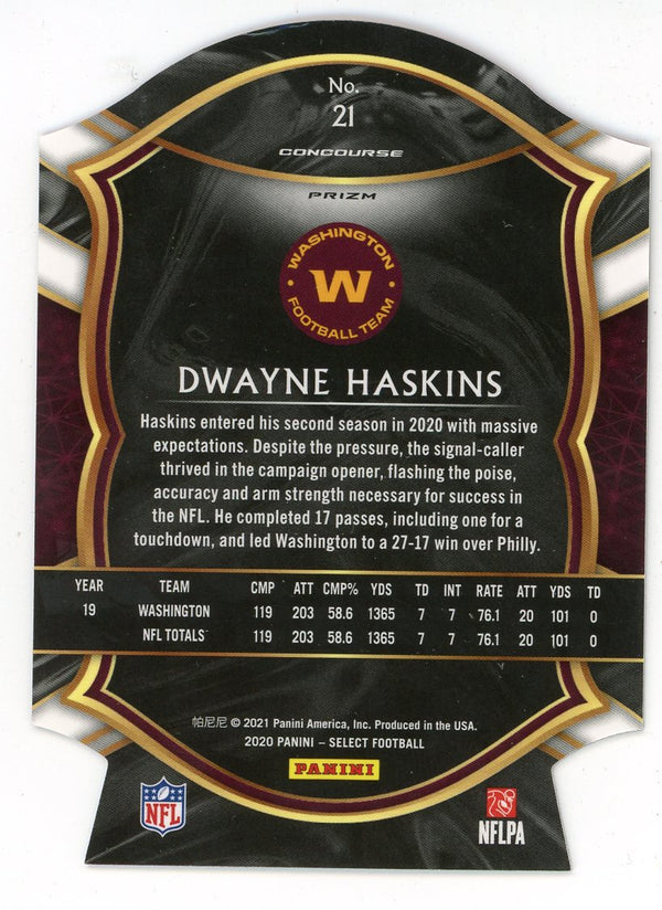 Dwayne Haskins 2021 Panini Select Red #21