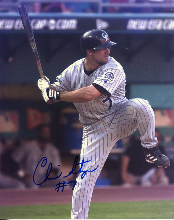 Chris Stynes Autographed 8x10 Baseball Photo