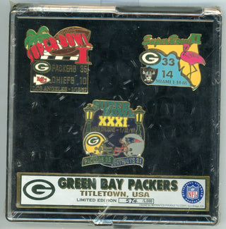 Green Bay Packers Titletown Pin Set