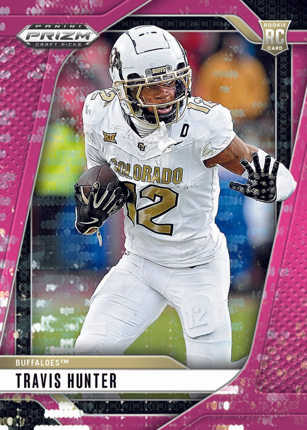 2025 Panini Prizm Draft Picks Collegiate Football Hobby Blaster (Exclusive Neon Pink Pulsar)