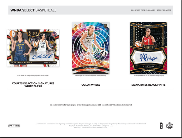 2025 Panini Select WNBA Basketball Hobby Blaster Box