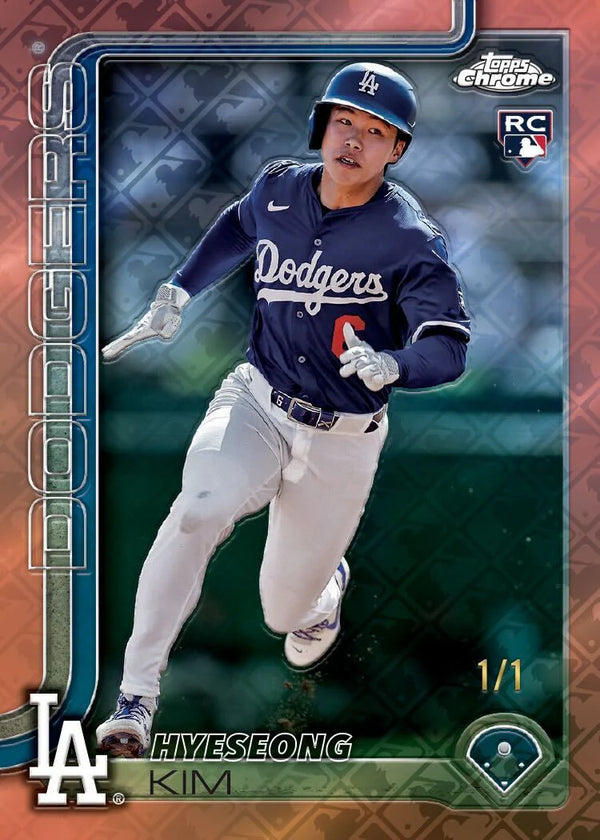 2025 Topps Chrome Baseball Logofractor Edition Box (2 Exclusive Logofractor Chrome Packs)