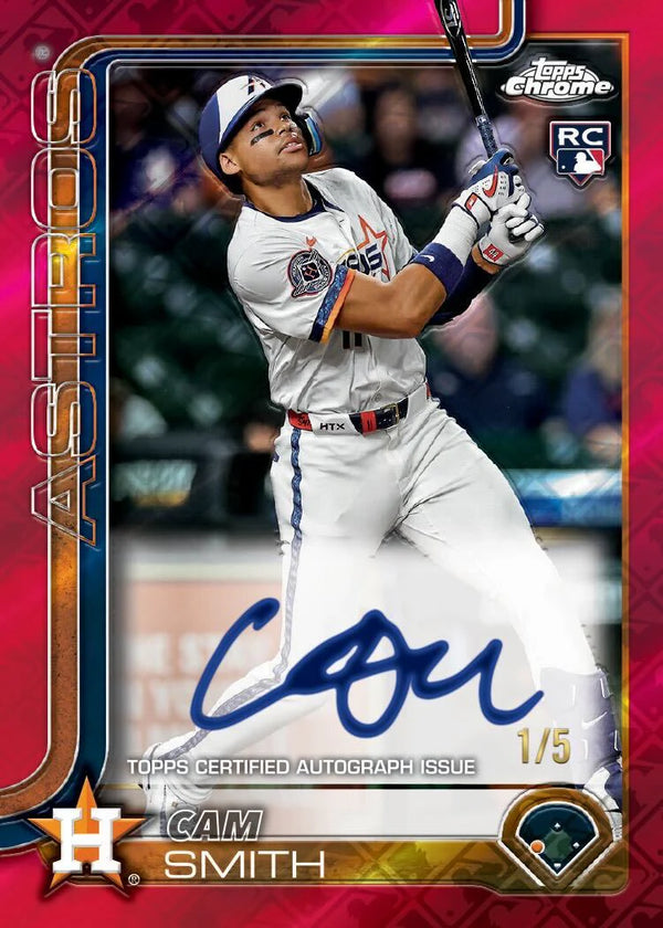 2025 Topps Chrome Baseball Logofractor Edition Box (2 Exclusive Logofractor Chrome Packs)