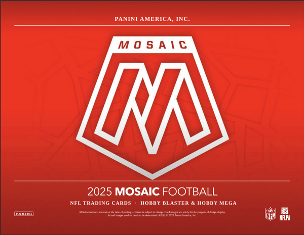 2025 Mosaic Football Hobby Blasters (Blaster Exclusive Red Parallels)