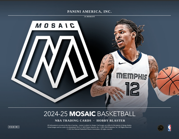 2024-25 Panini Mosaic Basketball Hobby Blaster Box (1 Blaster Exclusive Green Ice Prizm)