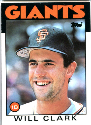 Will Clark 1986 Topps Card