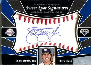 Sean Burroughs 2004 Upper Deck Sweet Spot Signatures Autographed Card