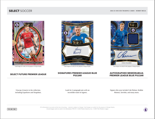 2024-25 Panini Select English Premier League Hobby Mega Box