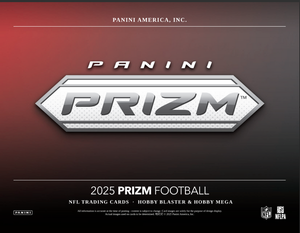 2025 Panini Prizm Football Hobby Blaster Box (Exclusive Orange Ice Prizms)